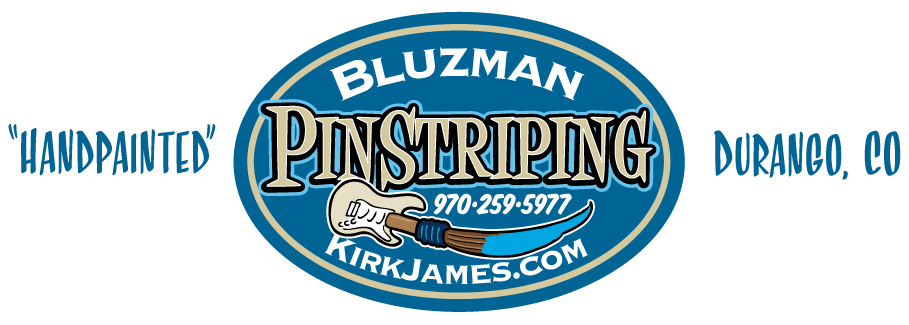Bluzman Pinstriping Logo
